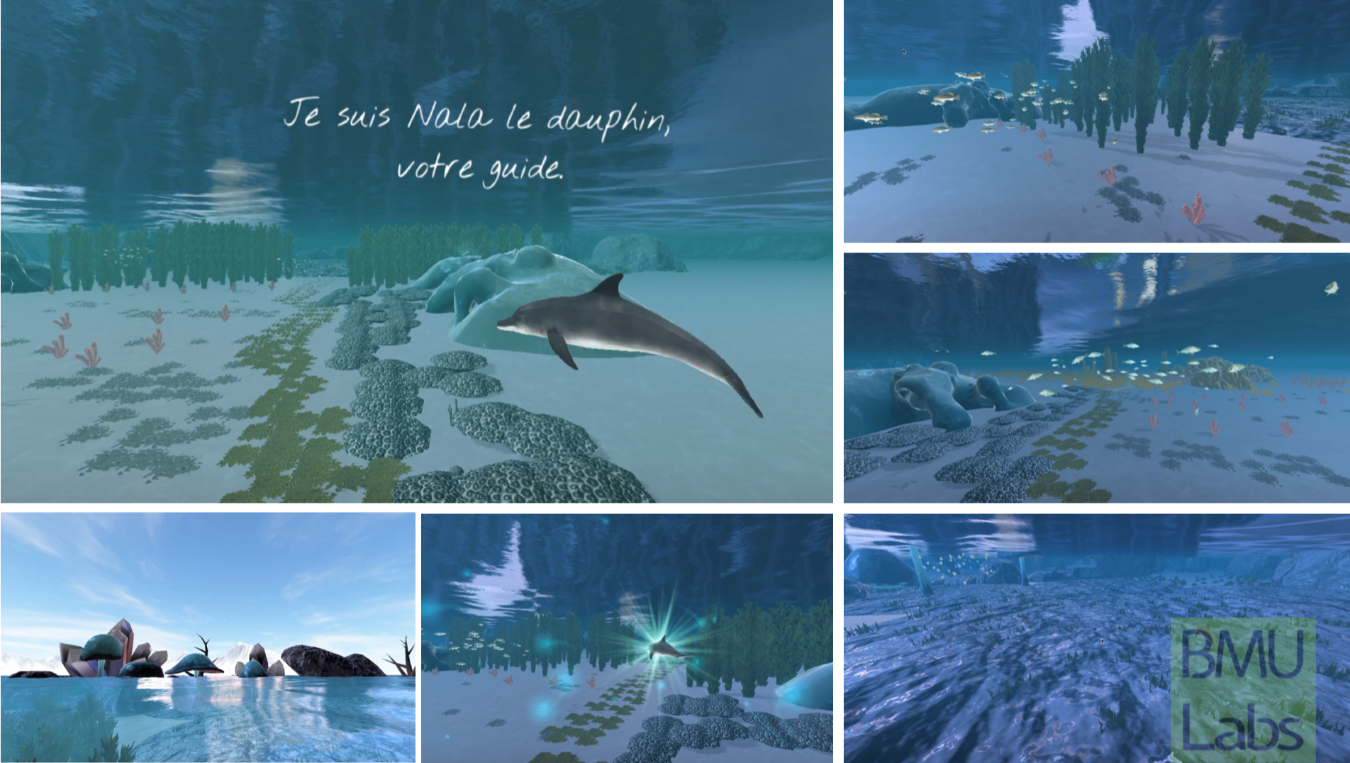 Underwater VR environment