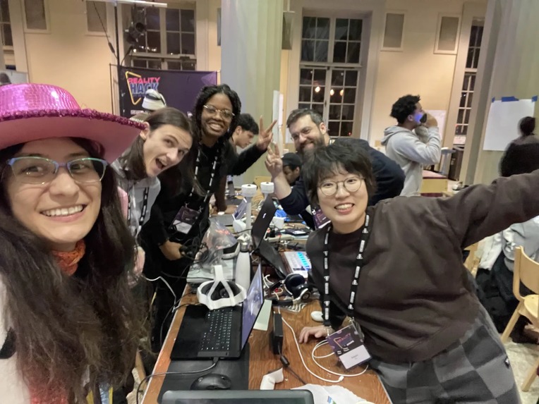 SpicyTracks team at MIT Reality Hack 2025